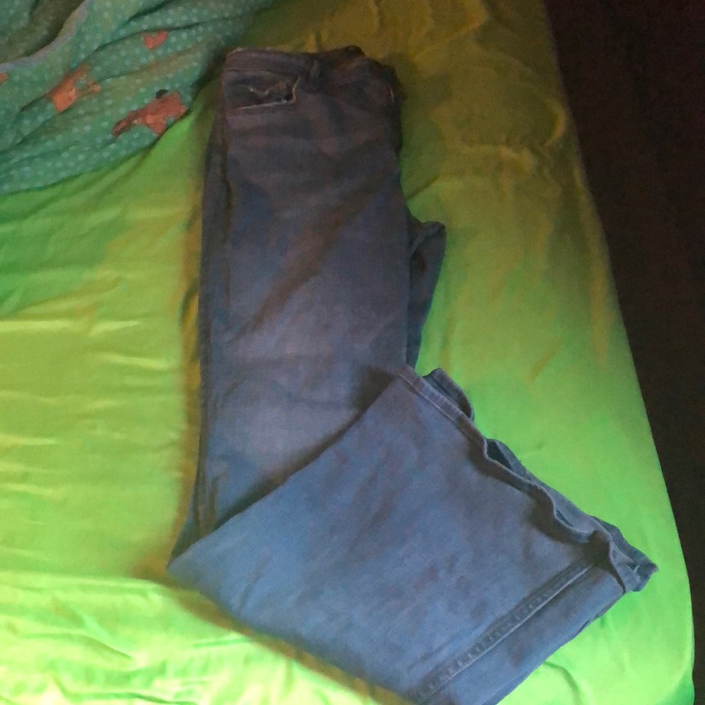 Hollister curvy high rise flair jeans